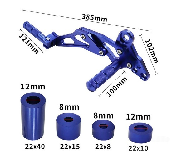 电摩改装M3小猴子脚踏M5 M6脚踏支架电动车脚蹬MSX前后脚踏板踩脚