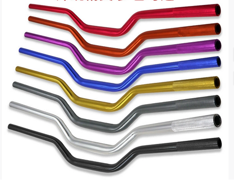 跨境摩托车龙头杆通用摩托车车把改装车把铝合金高握把变径车把