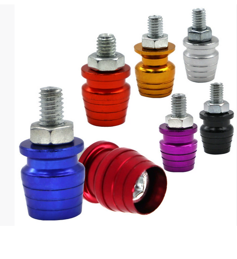 摩托车改装车牌架螺丝电动车M6不锈钢小酒杯款铝合金装饰螺丝通用