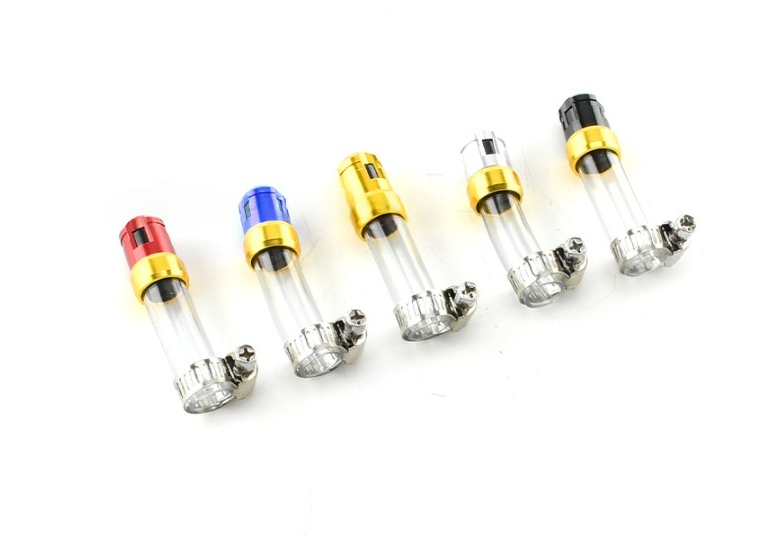 摩托车改装配件空气过滤器 踏板车排水管通用铝合金头塞